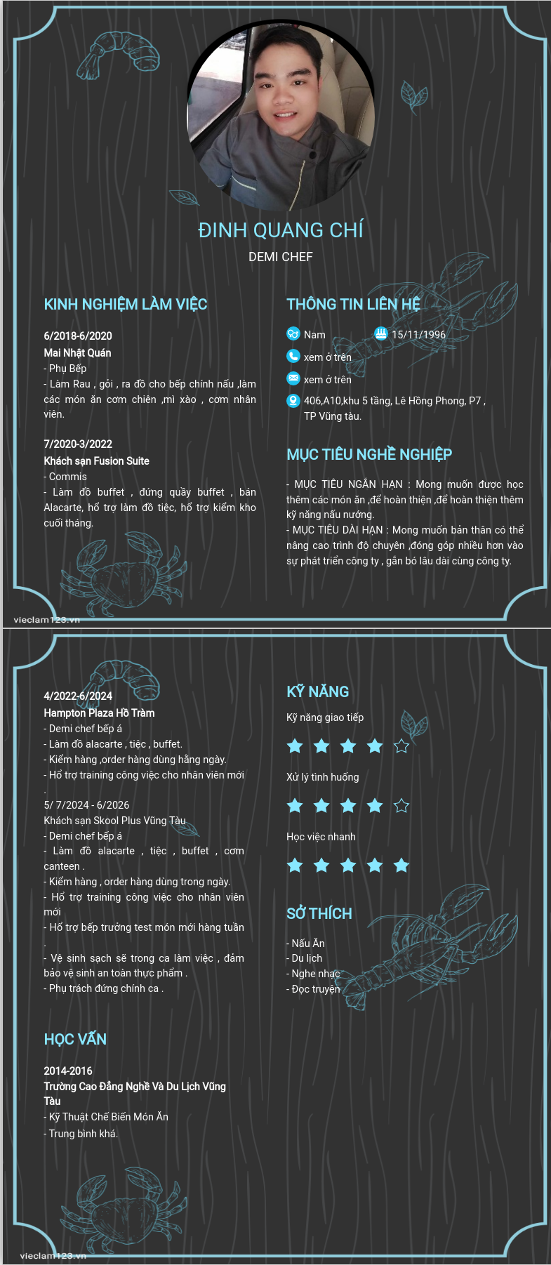 ảnh cv