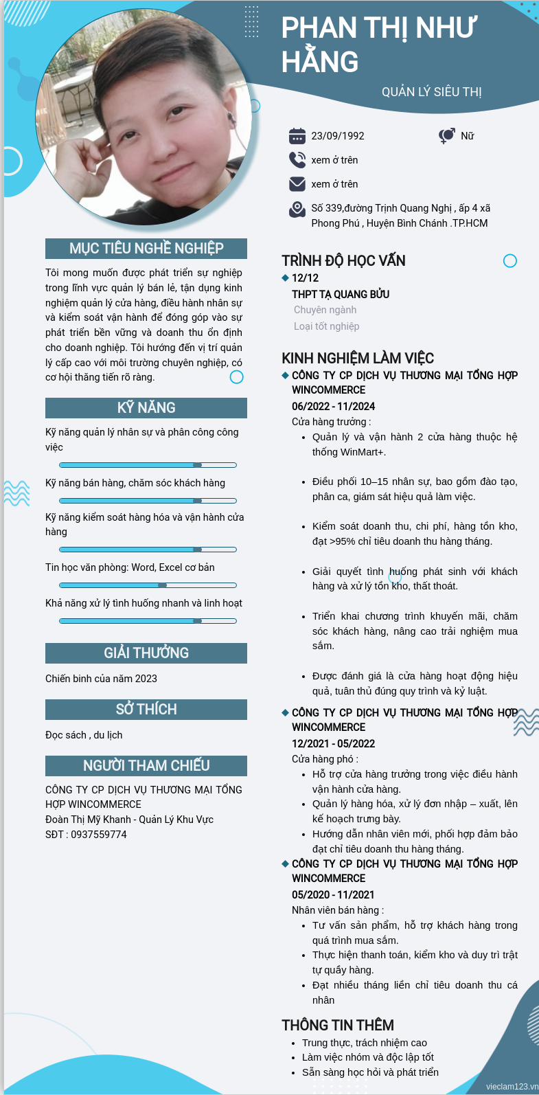 ảnh cv