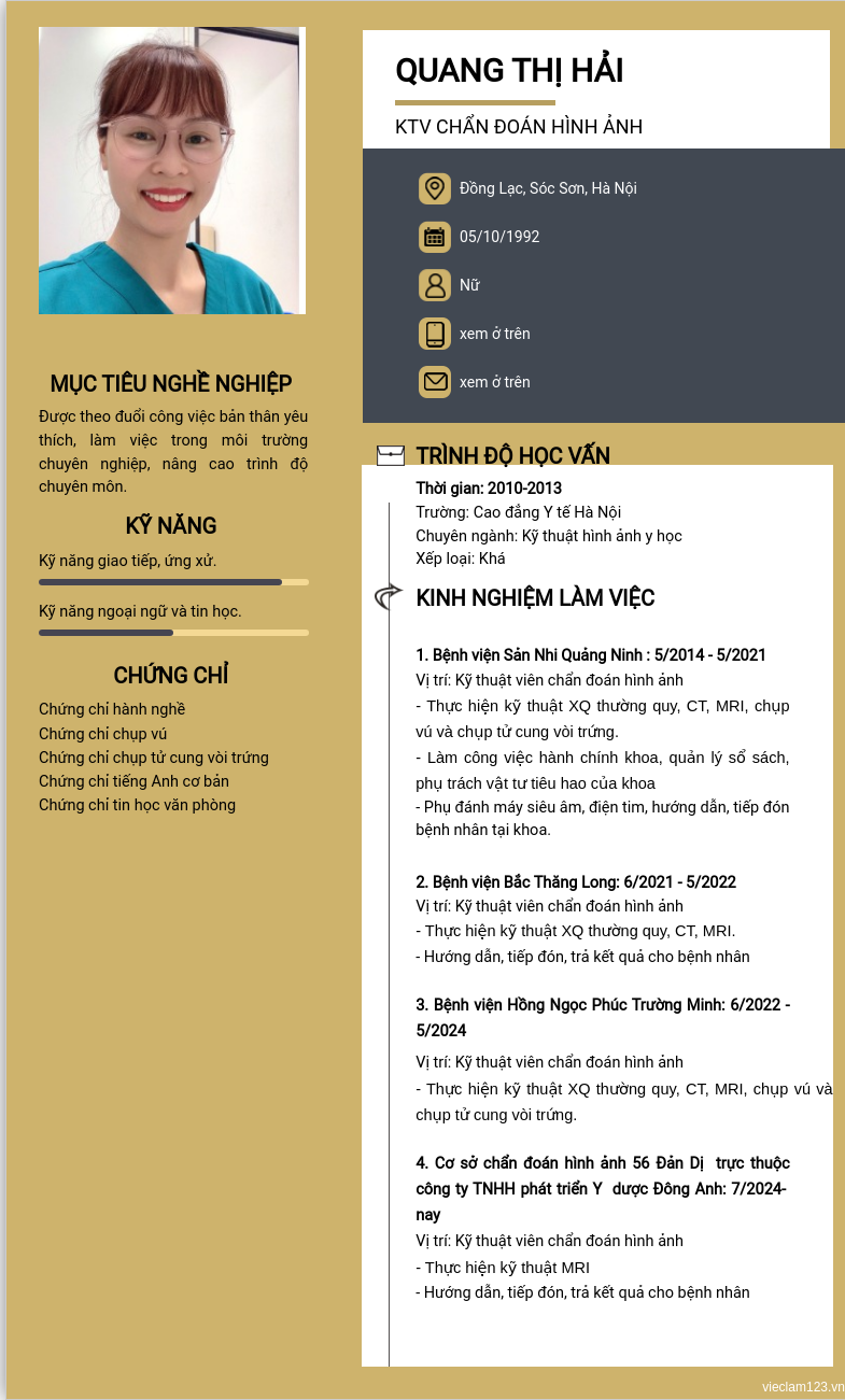 ảnh cv